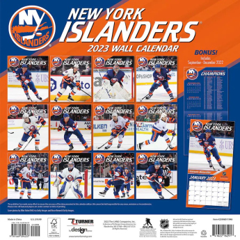 New York Islanders kalendar 2023 Wall Calendar