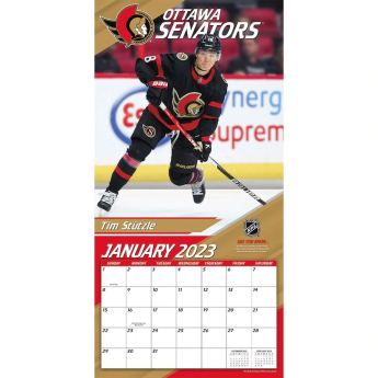 Ottawa Senators kalendar 2023 Wall Calendar