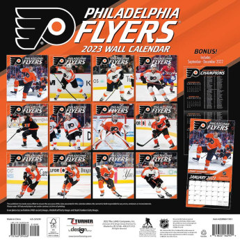 Philadelphia Flyers kalendar 2023 Wall Calendar