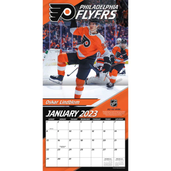 Philadelphia Flyers kalendar 2023 Wall Calendar