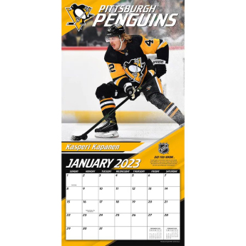 Pittsburgh Penguins kalendar 2023 Wall Calendar