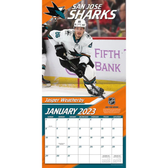 San Jose Sharks kalendar 2023 Wall