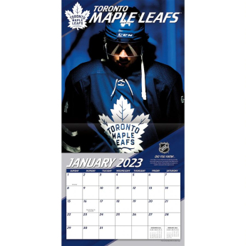 Toronto Maple Leafs kalendar Auston Matthews #34 2023 Wall Calendar