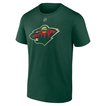 Minnesota Wild muška majica Marc-Andre Fleury #29 Stack Logo Name & Number