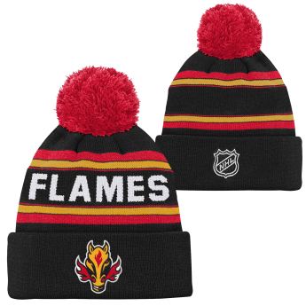 Calgary Flames dječja zimska kapa Third Jersey Jasquard Cuffed