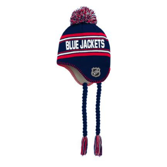 Columbus Blue Jackets dječja zimska kapa Jacquard Tassel