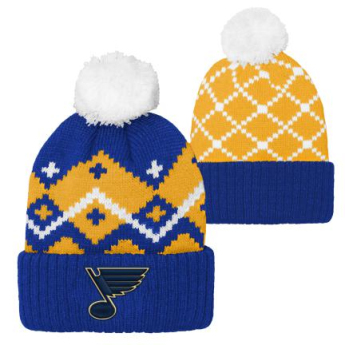 St. Louis Blues dječja zimska kapa Patchwork Cuffed Knit