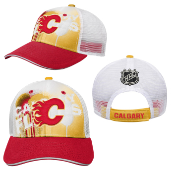 Calgary Flames dječja baseball kapa sa šiltom Paint Splatter Fashion Meshback