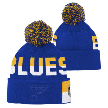 St. Louis Blues dječja zimska kapa Faceoff Jacquard Knit