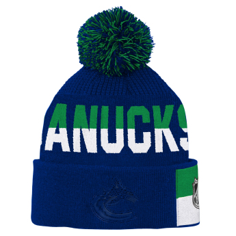 Vancouver Canucks dječja zimska kapa Faceoff Jacquard Knit