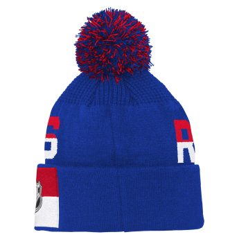 New York Rangers dječja zimska kapa Faceoff Jacquard Knit