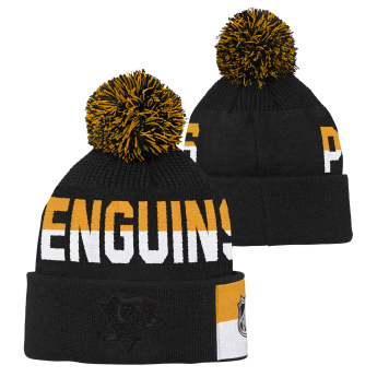 Pittsburgh Penguins dječja zimska kapa Faceoff Jacquard Knit
