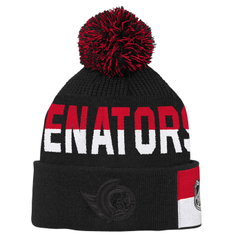 Ottawa Senators dječja zimska kapa Faceoff Jacquard Knit
