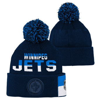 Winnipeg Jets dječja zimska kapa Faceoff Jacquard Knit