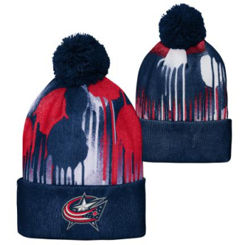 Columbus Blue Jackets dječja zimska kapa Paint Splatter Cuffed