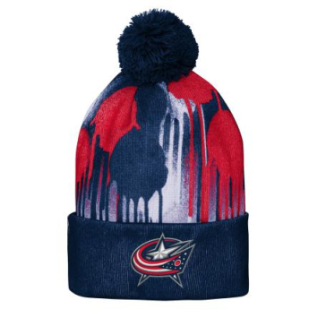Columbus Blue Jackets dječja zimska kapa Paint Splatter Cuffed