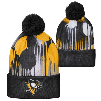 Pittsburgh Penguins dječja zimska kapa Paint Splatter Cuffed