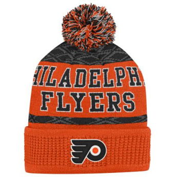 Philadelphia Flyers dječja zimska kapa Puck Pattern Cuffed