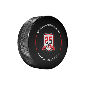 Carolina Hurricanes pak Official Game Puck 2022-2023 25th Anniversary