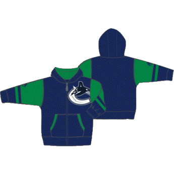 Vancouver Canucks dječja majica s kapuljačom Faceoff Colorblocked Fleece Full-Zip