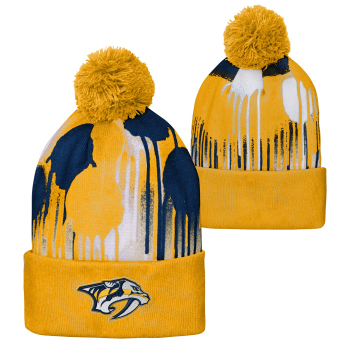 Nashville Predators dječja zimska kapa Paint Splatter Cuffed