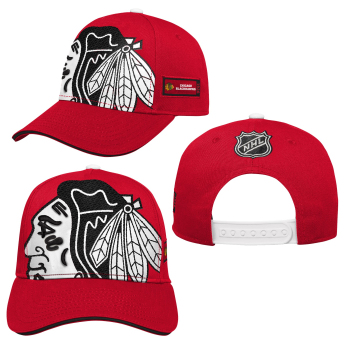 Chicago Blackhawks dječja baseball kapa sa šiltom Big Face red