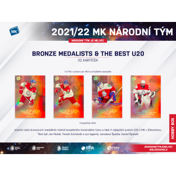 NHL boxovi NHL hokejske karte Czech hockey national team representation 2022 Hobby box