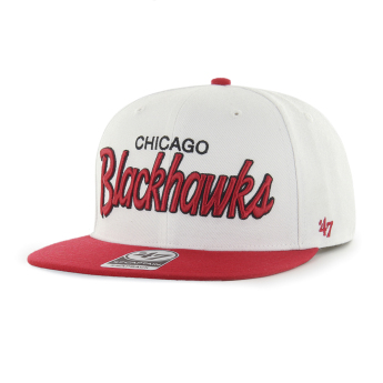 Chicago Blackhawks šilterica ravnog oboda Crosstown Script Two tone 47 CAPTAIN NHL WR