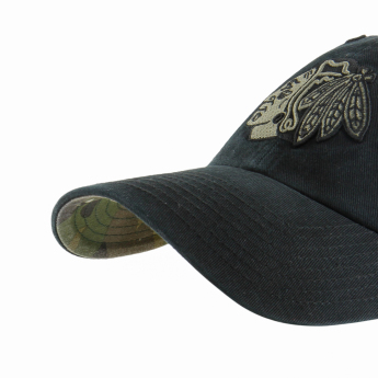 Chicago Blackhawks kapa za bejzbol Ballpark Camo 47 CLEAN UP NHL black