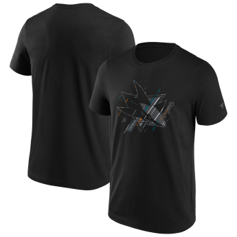 San Jose Sharks muška majica Etch black
