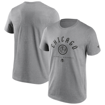 Chicago Blackhawks muška majica College Stamp grey