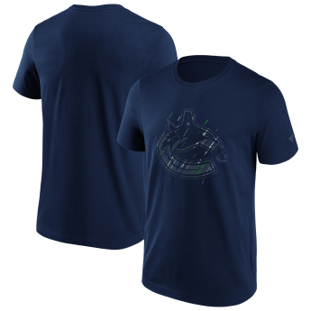 Vancouver Canucks muška majica Etch navy