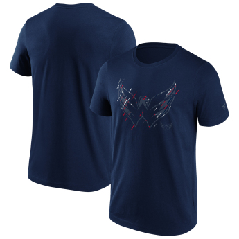 Washington Capitals muška majica Etch T-Shirt navy