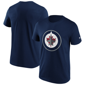 Winnipeg Jets muška majica Primary Logo Graphic navy