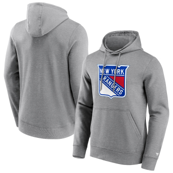 New York Rangers muška majica s kapuljačom Primary Logo Graphic Hoodie grey