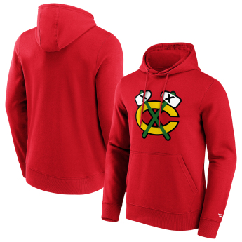 Chicago Blackhawks muška majica s kapuljačom Primary Logo Graphic Hoodie red