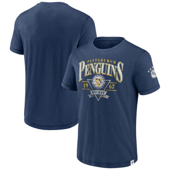 Pittsburgh Penguins muška majica True Classics Cotton Slub Elevated blue