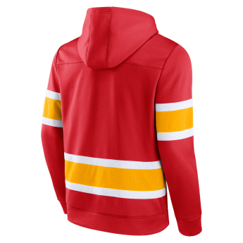 Calgary Flames muška majica s kapuljačom Iconic NHL Exclusive Pullover Hoodie red