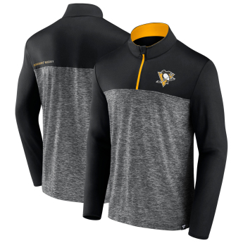 Pittsburgh Penguins muška majica Iconic Defender 1/4 Zip black