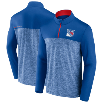 New York Rangers muška majica Iconic Defender 1/4 Zip blue