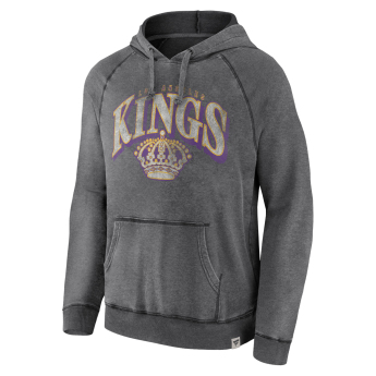 Los Angeles Kings muška majica s kapuljačom True Classics Washed Pullover Hoodie grey