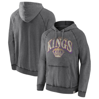 Los Angeles Kings muška majica s kapuljačom True Classics Washed Pullover Hoodie grey