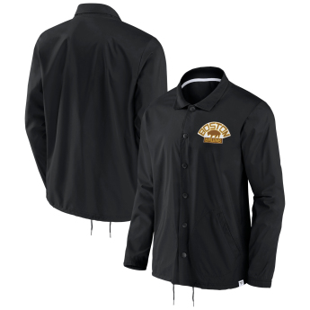 Boston Bruins muška jakna True Classics Varsity Coach black