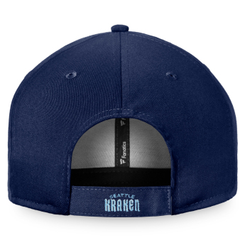Seattle Kraken kapa za bejzbol Core Structured Adjustable blue