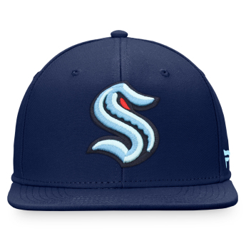 Seattle Kraken šilterica ravnog oboda Core Snapback blue