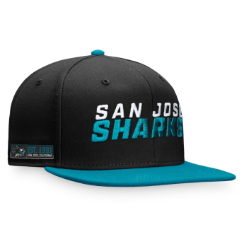 San Jose Sharks šilterica ravnog oboda Iconic Color Blocked Snapback BG