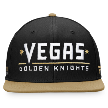 Vegas Golden Knights šilterica ravnog oboda Iconic Color Blocked Snapback BB