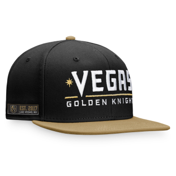 Vegas Golden Knights šilterica ravnog oboda Iconic Color Blocked Snapback BB