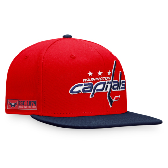 Washington Capitals šilterica ravnog oboda Iconic Color Blocked Snapback RB