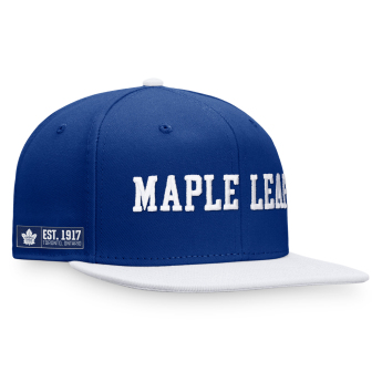 Toronto Maple Leafs šilterica ravnog oboda Iconic Color Blocked Snapback BW